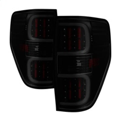 xTune Ford F150 09-14 LED Tail Lights - Black ALT-ON-FF15009-LBLED-BSM-Tail Lights-Deviate Dezigns (DV8DZ9)