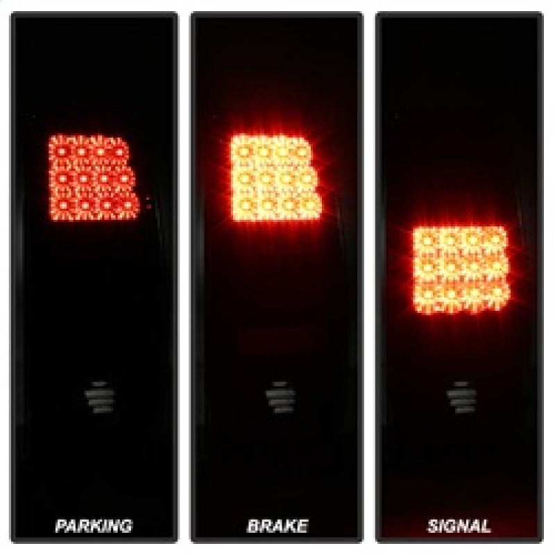 Spyder Chevy Suburban/Tahoe 1500/2500 00-06/GMC Yukon LED Tail Lights Black ALT-YD-CD00-LED-BK-Tail Lights-Deviate Dezigns (DV8DZ9)