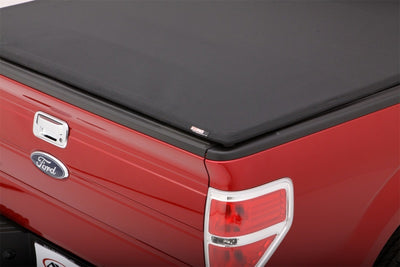 Lund 99-17 Ford F-250 Super Duty (6.5ft. Bed) Genesis Elite Tri-Fold Tonneau Cover - Black-Tonneau Covers - Soft Fold-Deviate Dezigns (DV8DZ9)