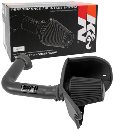 K&N 04-08 Ford F150 V8-5.4L/04-07 Ford Lobo 5.4L V8 Blackhawk Perf Intake Kit-Cold Air Intakes-Deviate Dezigns (DV8DZ9)