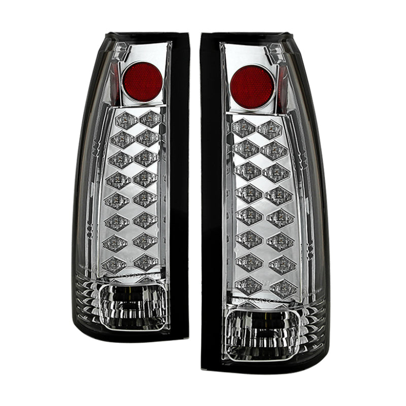 Spyder Chevy C/K Series 1500 88-98/Blazer 92-94 LED Tail Lights Chrm ALT-YD-CCK88-LED-C-Tail Lights-Deviate Dezigns (DV8DZ9)