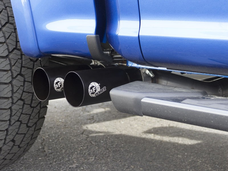 aFe Rebel 3in 409 SS Cat-Back Exhaust 2021 Ford F-150 V6 2.7L/3.5L (tt)/V8 5.0L w/ Black Tips-Catback-Deviate Dezigns (DV8DZ9)