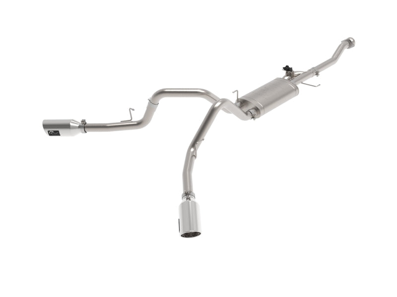 aFe Gemini XV 3in 304 SS Cat-Back Exhaust 2021 Ford F-150 V6 2.7L/3.5L (tt)/V8 5.0L w/ Polished Tips-Catback-Deviate Dezigns (DV8DZ9)