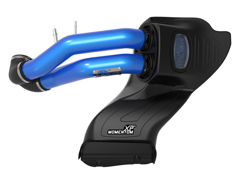 aFe Momentum XP Cold Air Intake System w/ Pro 5R Media Blue 15-19 Ford F-150 V8-5.0L-Cold Air Intakes-Deviate Dezigns (DV8DZ9)