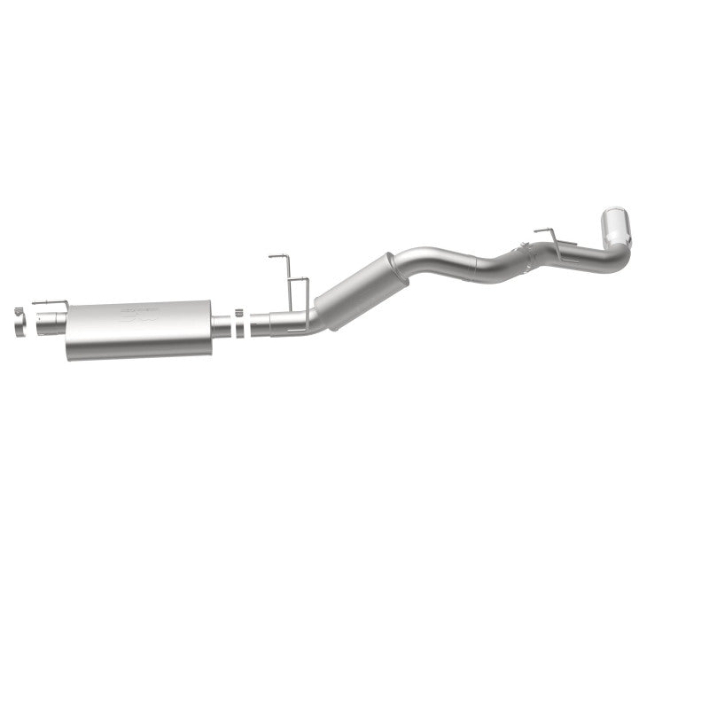 MagnaFlow Cat-Back, SS, 4in, Single Pass Side Rear Exit 5in Tip 14-15 Ram 2500 6.4L V8 CC LB/MC SB-Catback-Deviate Dezigns (DV8DZ9)