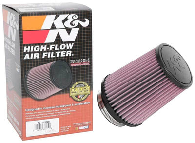 K&N Universal Air Filter 3-1/2in Flange / 5-1/2in Base / 4-1/2in Top / 6-1/2in Height-Air Filters - Universal Fit-Deviate Dezigns (DV8DZ9)