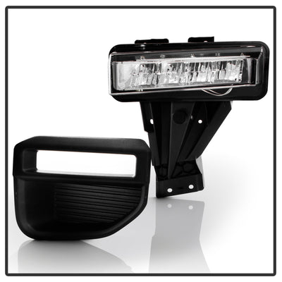 Spyder 20-22 Ford F250/F350 Super Duty OEM Full LED Fog Lights W/ Switch - Clear-Fog Lights-Deviate Dezigns (DV8DZ9)