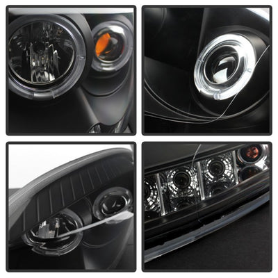 Spyder Dodge Ram 1500 06-08/Ram 2500 06-09 Projector Headlights LED Halo LED Blk PRO-YD-DR06-HL-BK-Headlights-Deviate Dezigns (DV8DZ9)