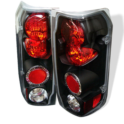 Spyder Ford F150 87-96/Ford Bronco 88-96 Euro Style Tail Lights Black ALT-YD-FF15089-BK-Tail Lights-Deviate Dezigns (DV8DZ9)