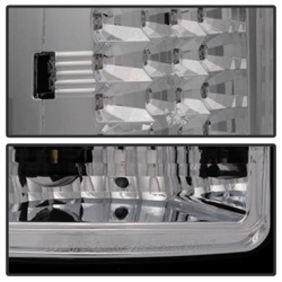 Spyder GMC Sierra 07-13 (Not fit 3500 Dually 4 Rear Wheels)LED Tail Lights Chrome ALT-YD-GS07-LED-C-Tail Lights-Deviate Dezigns (DV8DZ9)