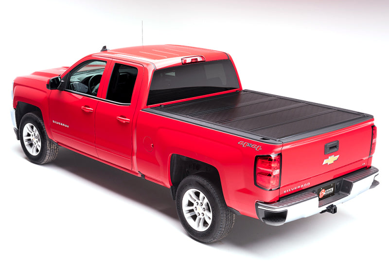 BAK 14-18 Chevy Silverado 1500 / 15-20 Chevy Silverado 2500/3500 5ft 8in Bed BAKFlip F1-Tonneau Covers - Hard Fold-Deviate Dezigns (DV8DZ9)