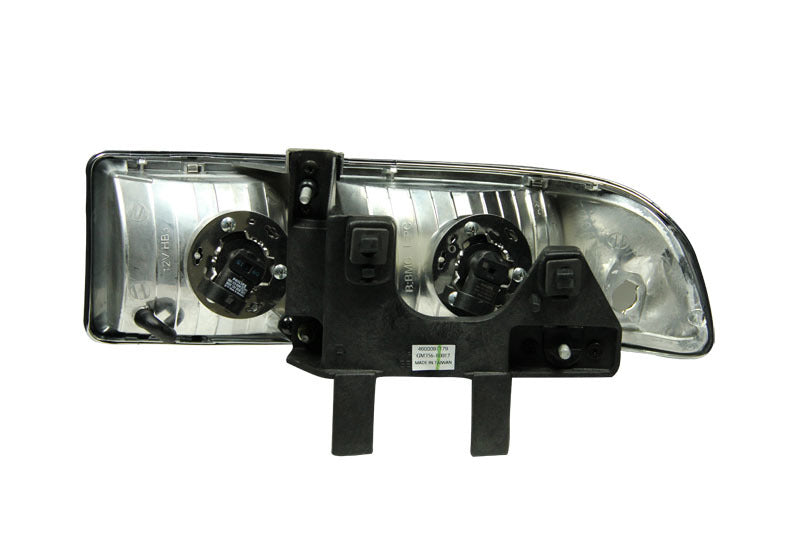 ANZO 1998-2005 Chevrolet S-10 Crystal Headlights Chrome-Headlights-Deviate Dezigns (DV8DZ9)