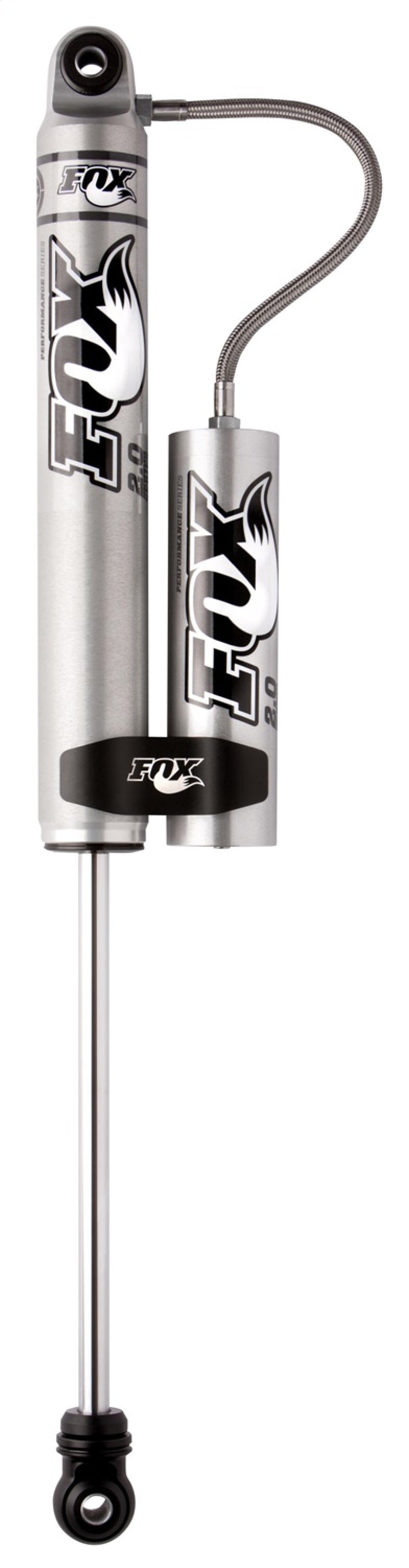 Fox 01-10 Chevy HD 2.0 Perf Series 5.1in. Smooth Body Remote Res. Front Shock / 0-1in. Lift - Alum.-Shocks and Struts-Deviate Dezigns (DV8DZ9)
