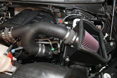 K&N 15-16 Ford F-150 3.5L V6 F/I Performance Intake Kit-Cold Air Intakes-Deviate Dezigns (DV8DZ9)
