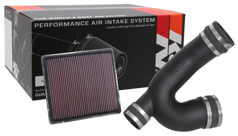 K&N 18-19 Ford F-150 EcoBoost V6-3.5L F/I Performance Air Intake System-Cold Air Intakes-Deviate Dezigns (DV8DZ9)