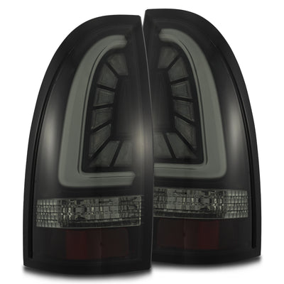 AlphaRex 05-15 Toyota Tacoma PRO-Series LED Tail Lights Jet Black-Tail Lights-Deviate Dezigns (DV8DZ9)