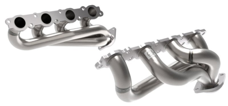 aFe Twisted Steel 1-7/8in 304 SS Headers 20-21 Ford F-250/F-350 V8-7.3L-Headers & Manifolds-Deviate Dezigns (DV8DZ9)