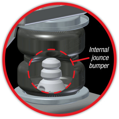 Air Lift Replacement Air Spring - Loadlifter 5000 Ultimate Bellows Type w/ internal Jounce Bumper-Air Springs-Deviate Dezigns (DV8DZ9)