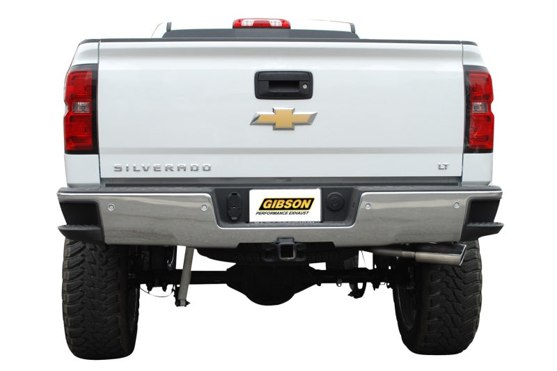 Gibson 14-18 GMC Sierra 1500 Base 5.3L 3.5in Cat-Back Single Exhaust - Aluminized-Catback-Deviate Dezigns (DV8DZ9)