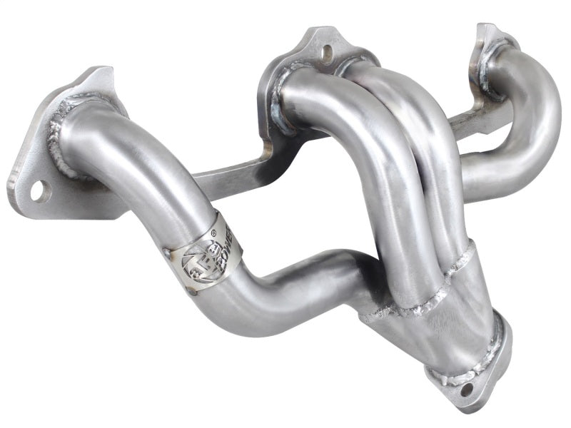 aFe Power Twisted Steel Exhaust Headers 409 Stainless Steel 83-02 Jeep Wrangler (YJ) L4 2.5L-Headers & Manifolds-Deviate Dezigns (DV8DZ9)