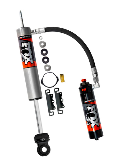 Fox 2017+ Ford SD 2.5 Perf Elite Series Reservoir Shock Front R/R 2-3.5in Lift (Pair) w/ DSC Adj.-Shocks and Struts-Deviate Dezigns (DV8DZ9)