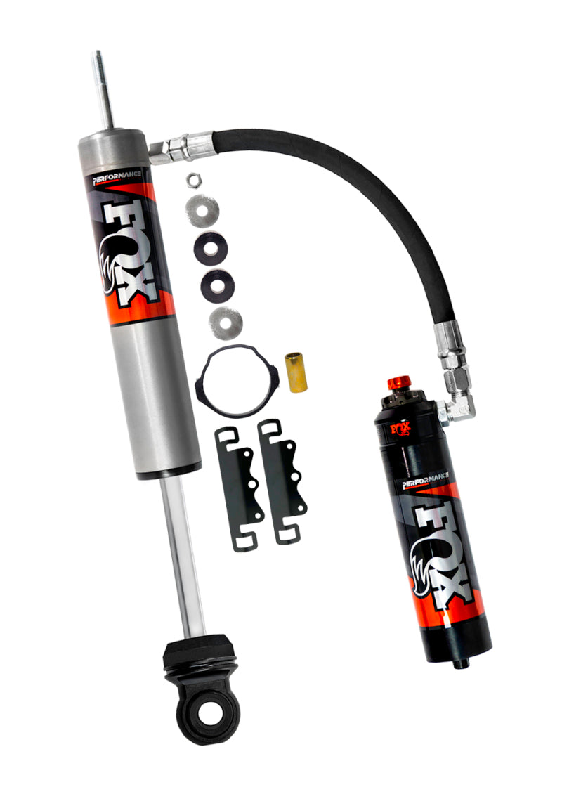 Fox 2017+ Ford SD 2.5 Perf Elite Series Reservoir Shock Front R/R 2-3.5in Lift (Pair) w/ DSC Adj.-Shocks and Struts-Deviate Dezigns (DV8DZ9)