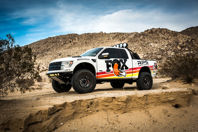 Fox Ford Raptor 3.0 Factory Series 11.48in. External QAB P/B Reservoir Rear Shock Set - Black/Zinc-Shocks and Struts-Deviate Dezigns (DV8DZ9)