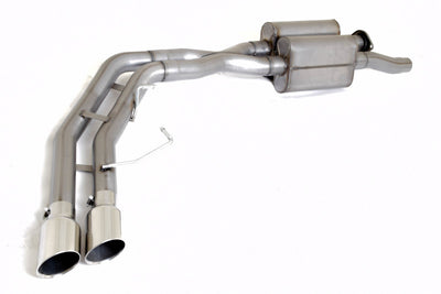 Gibson 17-19 Ford F-150 Raptor 3.5L 3in Cat-Back Super Truck Exhaust - Stainless-Catback-Deviate Dezigns (DV8DZ9)