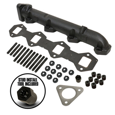 BD Diesel Driver Side Exhaust Manifold Kit - Ford 2011-2016 F250/F350 6.7L PowerStroke-Headers & Manifolds-Deviate Dezigns (DV8DZ9)