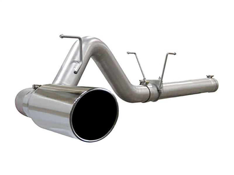 aFe MACHForce XP Exhaust 4in DPF-Back SS 5/07-12 Dodge Diesel Trucks L6-6.7L (td)-DPF Back-Deviate Dezigns (DV8DZ9)