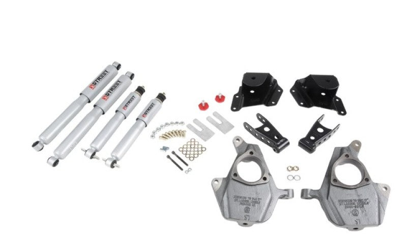 Belltech - Lowering Kit w/ Street Performance Shocks | 99-06 GM Silverado/Sierra 1500 (Std Cab/Short Bed) | 2" F / 3" R drop-Lowering Kits-Deviate Dezigns (DV8DZ9)