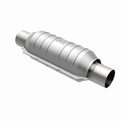 MagnaFlow Catalytic Converter 2 in Inlet 2 in Outlet 11 in Length SS-Catalytic Converter Universal-Deviate Dezigns (DV8DZ9)