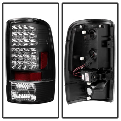 Spyder Chevy Suburban/Tahoe 1500/2500 00-06/GMC Yukon LED Tail Lights Black ALT-YD-CD00-LED-BK-Tail Lights-Deviate Dezigns (DV8DZ9)