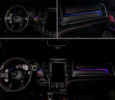 Oracle 19-22 RAM Complete Interior Ambient Lighting ColorSHIFT RGB Conversion Kit SEE WARRANTY-Headlights-Deviate Dezigns (DV8DZ9)