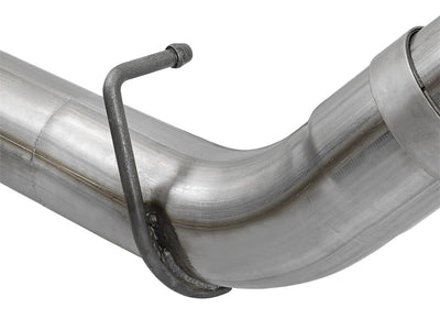 aFe Victory Series 4in 409-SS DPF-Back Exhaust w/ Dual Polished Tips 2017 GM Duramax V8-6.6L(td) L5P-DPF Back-Deviate Dezigns (DV8DZ9)