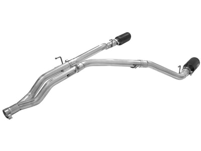 aFe MACHForce XP DPF-Back Exhaust 3in SS w/ 6in Black Tips 2014 Dodge Ram 1500 V6 3.0L EcoDiesel-DPF Back-Deviate Dezigns (DV8DZ9)