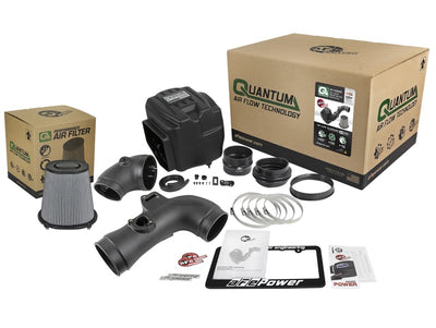 aFe Quantum Pro DRY S Cold Air Intake System 11-16 GM/Chevy Duramax V8-6.6L LML - Dry-Cold Air Intakes-Deviate Dezigns (DV8DZ9)