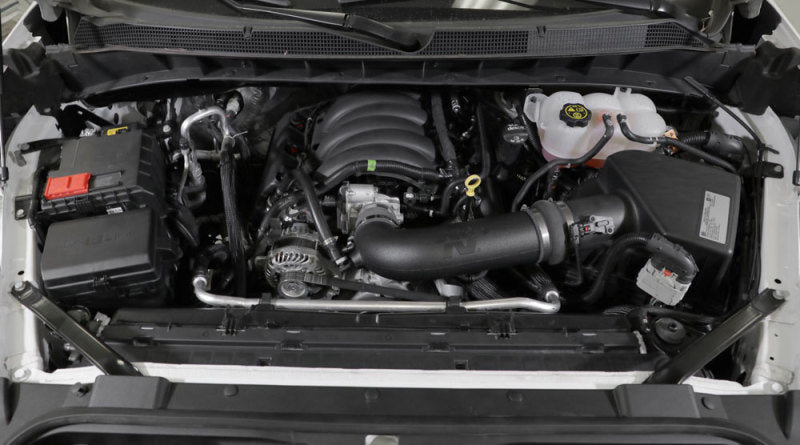 K&N 19-20 Chevrolet Silverado V6-4.3L Aircharger Performance Intake Kit-Cold Air Intakes-Deviate Dezigns (DV8DZ9)