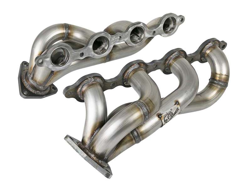 aFe Twisted 1-3/4in 304SS Shorty Header 20-23 GM 2500/3500HD 6.6L V8-Headers & Manifolds-Deviate Dezigns (DV8DZ9)