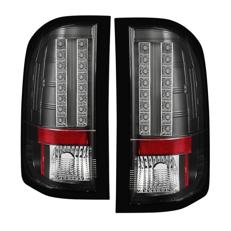 Spyder Chevy Silverado 07-13 LED Tail Lights Blk ALT-YD-CS07-LED-BK-Tail Lights-Deviate Dezigns (DV8DZ9)