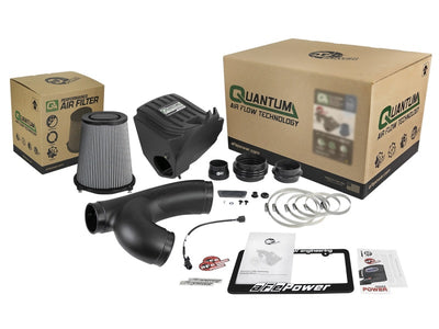 aFe Quantum Pro DRY S Cold Air Intake System 15-18 Ford F150 EcoBoost V6-3.5L/2.7L - Dry-Cold Air Intakes-Deviate Dezigns (DV8DZ9)