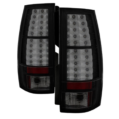 Spyder Chevy Suburban/GMC Yukon/Yukon Denali 07-14 LED Tail Lights Blk Smke ALT-YD-CSUB07-LED-BSM-Tail Lights-Deviate Dezigns (DV8DZ9)