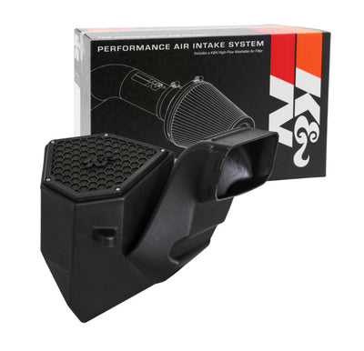 K&N 19-21 Ram 2500/3500 6.7L L6 DSL Aircharger Performance Intake System-Cold Air Intakes-Deviate Dezigns (DV8DZ9)