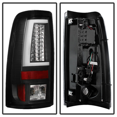 Spyder Chevy Silverado 1500/2500 99-02 Version 2 LED Tail Lights - Black ALT-YD-CS99V2-LED-BK-Tail Lights-Deviate Dezigns (DV8DZ9)