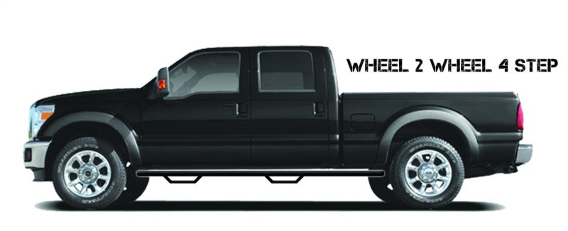 N-Fab Nerf Step 05-15 Toyota Tacoma Double Cab 5ft Bed - Tex. Black - W2W - 2in-Side Steps-Deviate Dezigns (DV8DZ9)