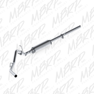 MBRP 2009-2013 Chev/GMC 1500 4.8/5.3L (excl 8ft bed) Cat Back Single Side AL P Series Exhaust-Catback-Deviate Dezigns (DV8DZ9)