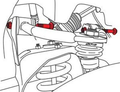 SPC Performance 04-13 Nissan Armada / 05-12 Pathfinder / 04-13 Titan UCA Mounting Bolt-Control Arms-Deviate Dezigns (DV8DZ9)