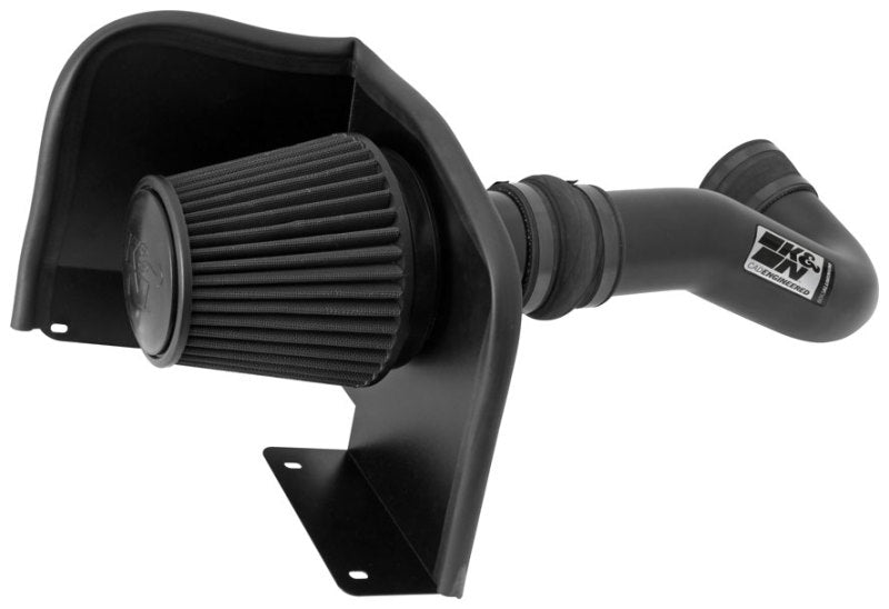 K&N 07-08 Chevy Silverado 1500 4.8L/5.3L V8 / 07-08 GMC Yukon 4.8L/5.3L V8 Black Perf Intake Kit-Cold Air Intakes-Deviate Dezigns (DV8DZ9)