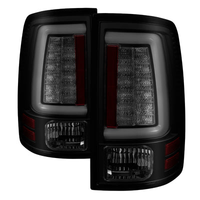 Spyder 09-16 Dodge Ram 1500 Light Bar LED Tail Lights - Black Smoke ALT-YD-DRAM09V2-LED-BSM-Tail Lights-Deviate Dezigns (DV8DZ9)