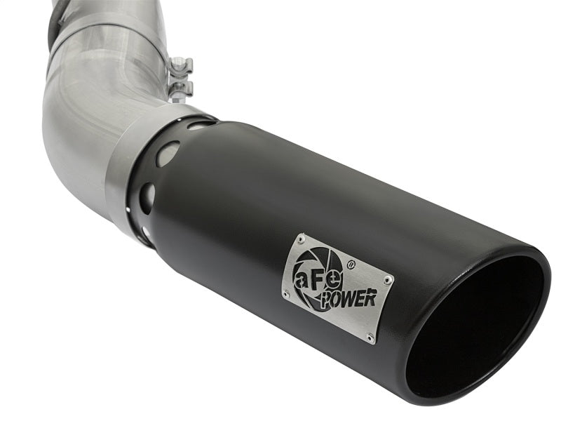 aFe ATLAS 5in DPF-Back Aluminized Steel Exhaust System GM Diesel Trucks 2017 V8 6.6L (td) L5P-DPF Back-Deviate Dezigns (DV8DZ9)